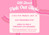  Pink Out Cheer Clinic signups underway 